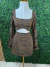 Conjunto xadrez cropped e shorts saia . Tam:38