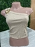 Cropped canelado sem bojo com fivela . Tam:U (36,40) na internet