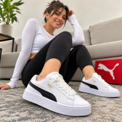 Puma XL Leather Classic White - Walk Style Urban Shoes