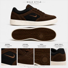 Nike Sb Malor Brown&Black - Walk Style Urban Shoes