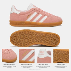 Gazelle Clear Pink Cloud White