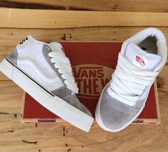 Vans KNU Bota Media Caña Gray&White - Walk Style
