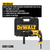 MARTELETE SDS PLUS 800W 127V + KITBOX D25133KBR - DEWALT