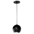 PENDENTE COQUINHO PRETO/BRANCO E27 IP20 -eLight (RD)
