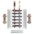 kit barramento Bifasico 225A 34 Disjuntores - CLS BARRAMENTOS