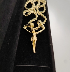 Cristo Olímpico C. Torzal Oro Laminado