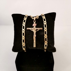 Cristo N C. 1x1 Diamantada Oro Laminado 14k - comprar en línea
