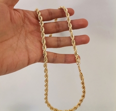 Cadena Torzal ExtraGruesa Oro Laminado 14k en internet
