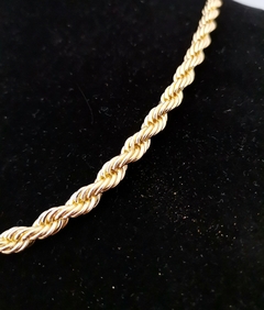 Cadena Torzal ExtraGruesa Oro Laminado 14k