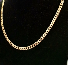 Cadena Barbada Diamantada Oro Laminado 14k en internet