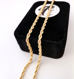 Cadena Torzal 4mm Oro Laminado en internet