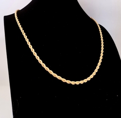 Imagen de Cadena Torzal 4mm Oro Laminado