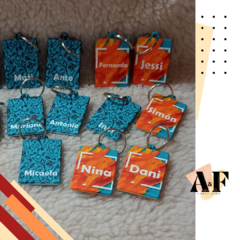 Llaveros SOUVENIR ( pack 20 unidades) - A&F.creaciones