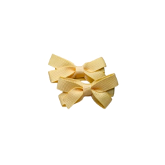 Laço gorgurão linho (5cm - 01 par) - amarelo