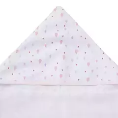 Toalha de Banho de Malha Forrada com Fralda - Gotas - comprar online