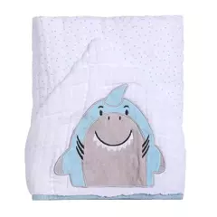 Toalha de Banho Soft com capuz bordado friends - Papi - Poohlulu for Babies
