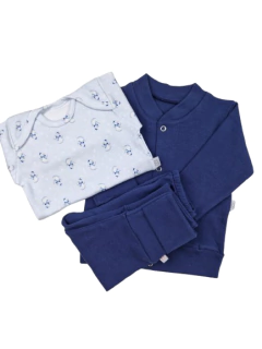 Casaquinho em Algodão Egípcio - Azul marinho - comprar online