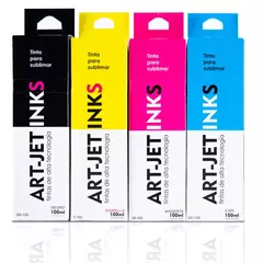 TINTAS SUBLIMACION ART JET COMBO X 4 COLORES