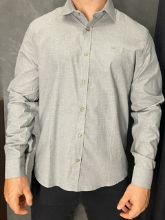 CAMISA SOCIAL SLIM FIT ML CALVIN KLEIN - comprar online