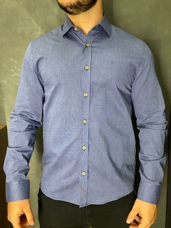 CAMISA SOCIAL SLIM FIT ML CALVIN KLEIN