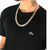Corrente Grossa Masculina Banhada 925 Escamada 8mm Prata - MindDrop