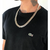 Corrente Grossa Masculina Banhada 925 Escamada 8mm Prata - MindDrop