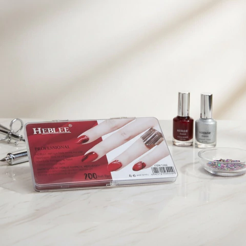 Heblee Professional – Natural Fit Nail Tips (200 piezas)