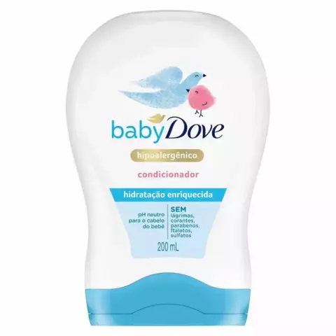 Condicionador Baby Dove Hidratação Enriquecida com 200ml