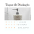 Porta Sabonete Saboneteira Liquida Lavabo Banheiro Artesanal - Multitudo Casa