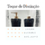 Kit Lavabo Recepção Escritório Com Aromatizador E Saboneteira Liquida 220ml Base Com Pedras Naturais na internet