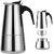 Cafeteira Italiana Splendore 450ML 9 Xicaras De Aço Inox