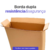 20 Unidades Caixa De Papelão Ondulado 55cm 8cm 47cm - comprar online
