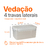 Pote com Trava Vasilha Hermético e Freezer 4,4L Reutilizável - comprar online