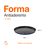 Forma para pizza antiaderente azul de alumínio 35cm - comprar online