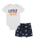 Conjunto de Body em suedine e Bermuda em moletom Luc.Boo na internet