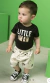 Conjunto de Body em suedine e Bermuda em moletom Luc.Boo