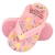 Chinelo Baby praiano formas geométricas feminino rosa Pimpolho