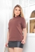 T- Shirt Gola Alta - Inspiração Zara