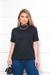 T- Shirt Gola Alta - Inspiração Zara