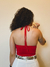 Cropped Thais Vermelho - Nina Luz