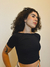 Cropped Cali Preto - Nina Luz