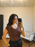 Blusa Mossy Marrom na internet
