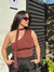 Blusa Luá Marrom na internet
