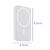 Carregador Portátil 6000mah Sem fio Para iPhone Indução Magsafe Bateria Carga - comprar online