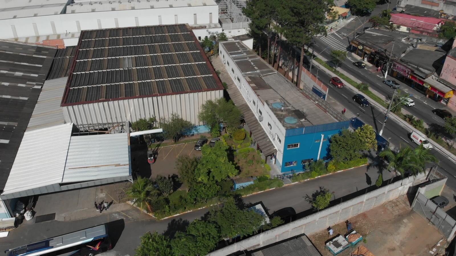 Fábrica da MG Peças Automotivas vista do alto