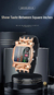Criativo Crab LED Watch for Men, Relógio luminoso eletrônico, Estilo de negóc na internet