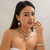 Conjunto de SemiJoias Pulseira, Brinco e Colar com Pingente em forma de Coração Punk Love para Mulheres Elegantes e Estilosas - Pulso7