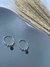 ARGOLA LISA 4 BOLINHAS PRATA 925
