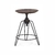BANQUETA BELL INDUSTRIAL RUSTIK BROWN GRAFITE