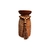 VASO EM MADEIRA COM COLAR